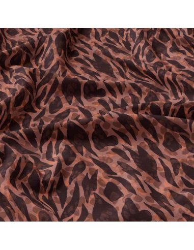 Viscose fabric - Zomalia brown