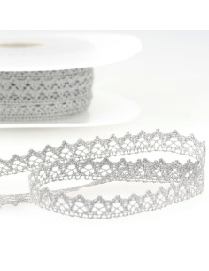 Fine cotton lace - Gray