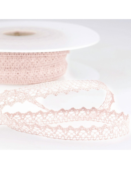 Fine cotton lace - Pink