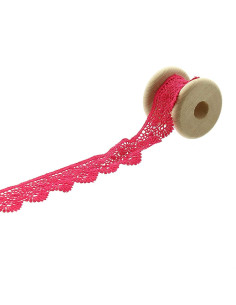 Guipure 37 mm - Fuchsia