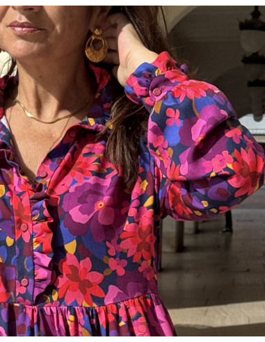 Albane Smock Dress Pattern - Clématisse Pattern