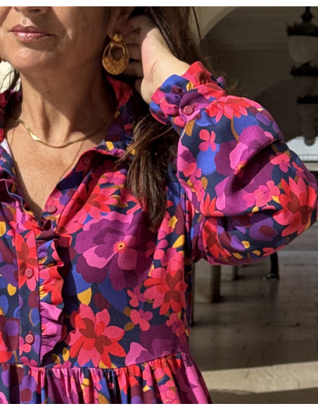 Albane Smock Dress Pattern - Clématisse Pattern