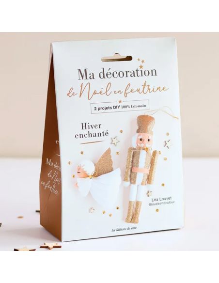 My Felt Christmas Decoration: Enchanted Winter Duo