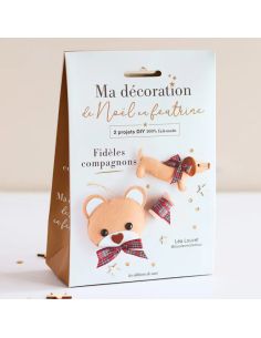 My felt Christmas decoration: Faithful Companions Duo