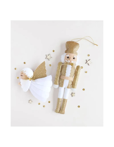 My Felt Christmas Decoration: Enchanted Winter Duo