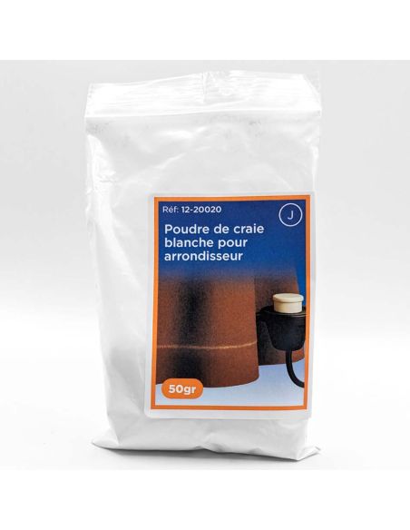 White chalk powder for rounding agent