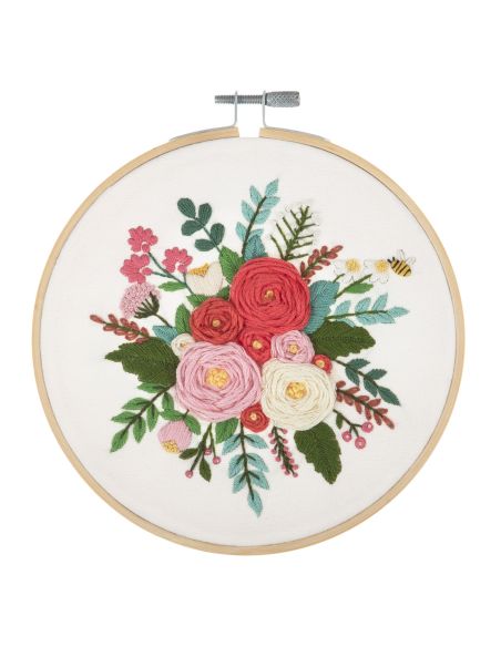 Embroidery kit - Bouquet of roses