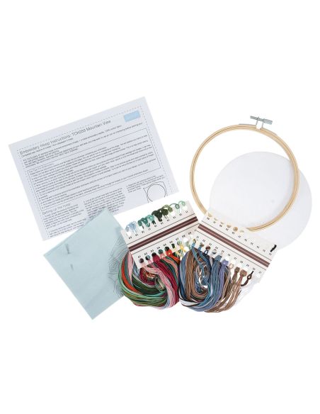Embroidery Kit - Mountain