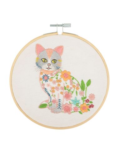Embroidery kit - Cat