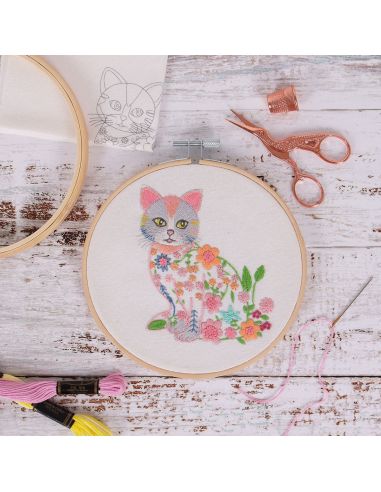 Embroidery kit - Cat
