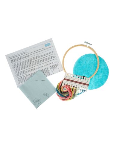 Embroidery kit - Bird in flowers