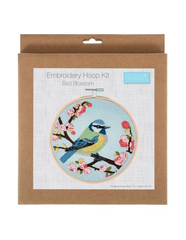 Embroidery kit - Bird in flowers