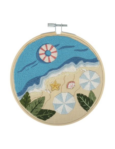 Embroidery Kit - Beach