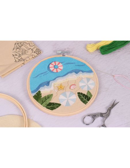 Embroidery Kit - Beach