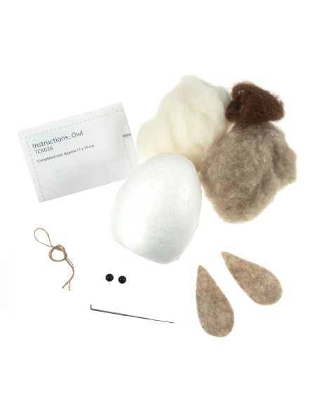 Needle Felting Kit - Owl