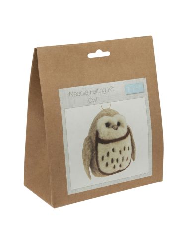Needle Felting Kit - Owl