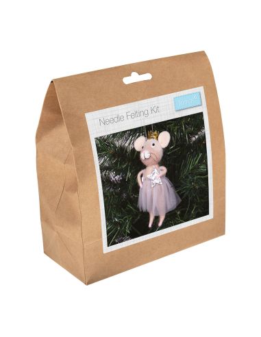 Needle Felting Kit - Mouse