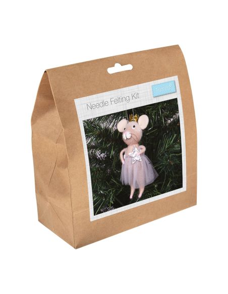 Needle Felting Kit - Mouse