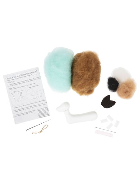 Needle Felting Kit - Dachshund