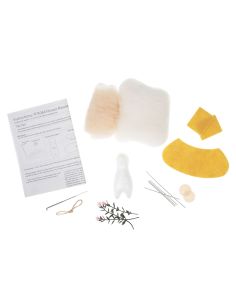 Needle Felting Kit - Mouse with Flower Bouquet 2