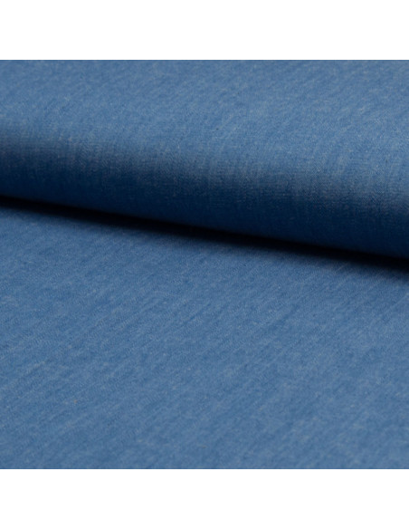 Chambray fabric - Blue