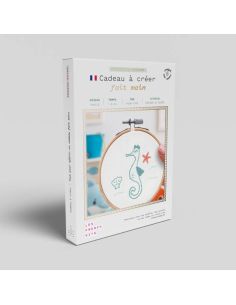 French'kits Embroidery Kit - Seahorse 2