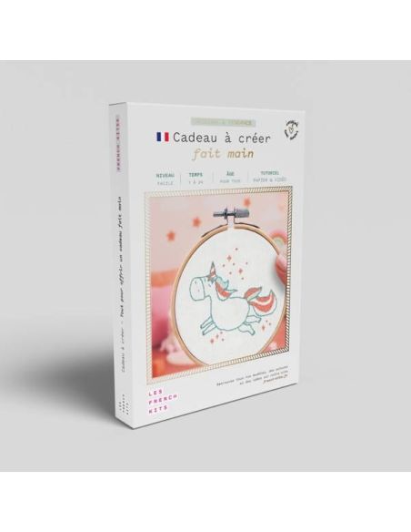 French'kits Embroidery Kit - Unicorn