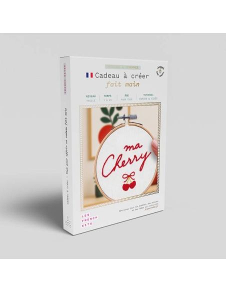 Embroidery kit French'kits - Ma cherry