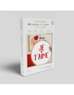 Embroidery kit French'kits - I love you 2