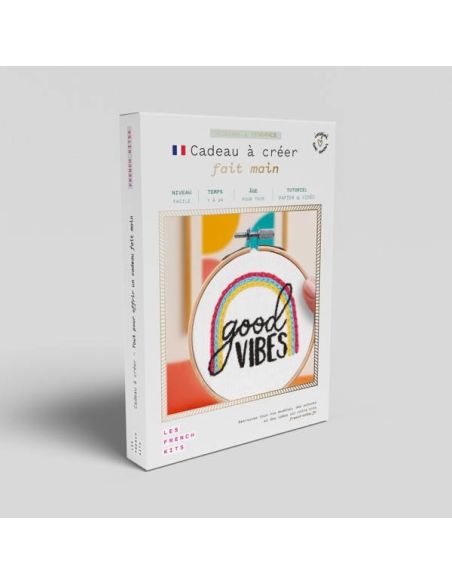 French'kits Embroidery Kit - Good Vibes