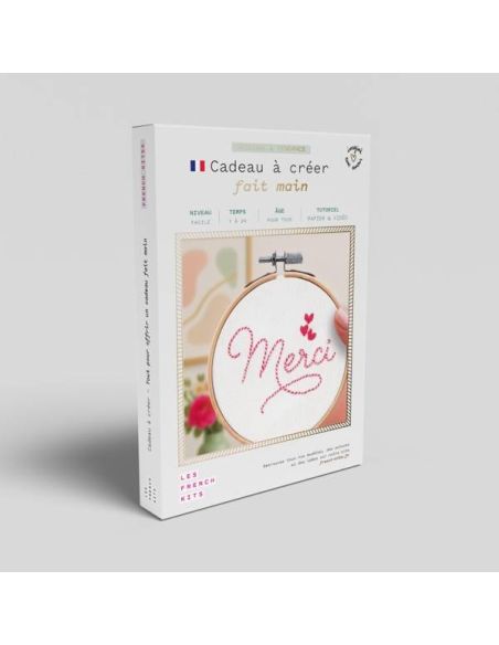 Embroidery kit French'kits - Thank you