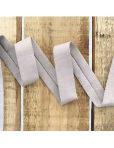 Cotton jersey bias - Taupe