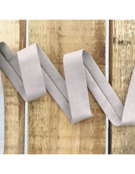 Cotton jersey bias - Taupe