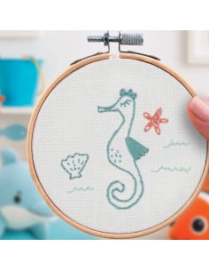 French'kits Embroidery Kit - Seahorse