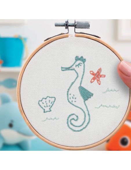 French'kits Embroidery Kit - Seahorse