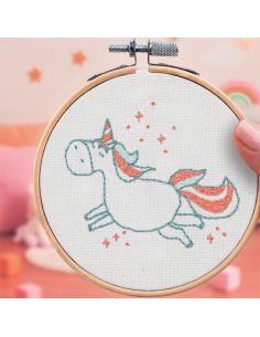 French'kits Embroidery Kit - Unicorn