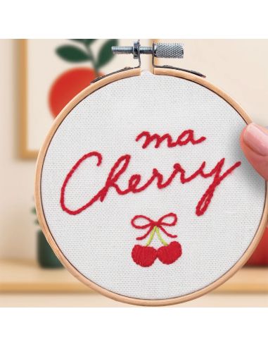 Embroidery kit French'kits - Ma cherry
