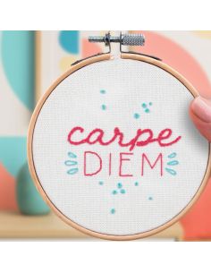 Embroidery kit French'kits - Carpe Diem