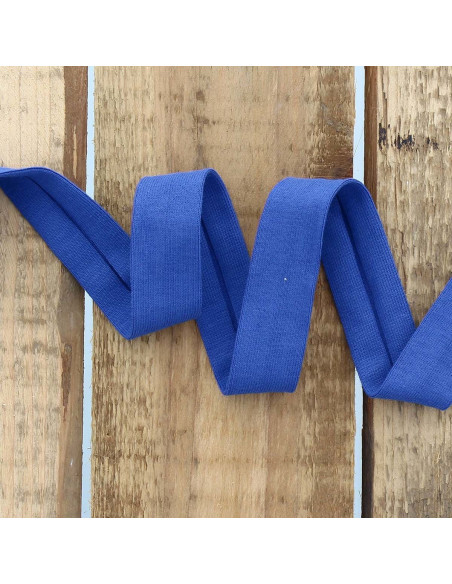 Cotton jersey bias - Blue