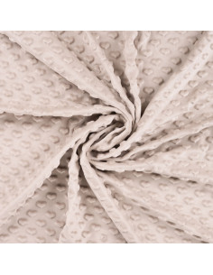 Minky fabric heart - Sand