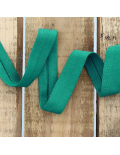 Cotton jersey bias - Grass green