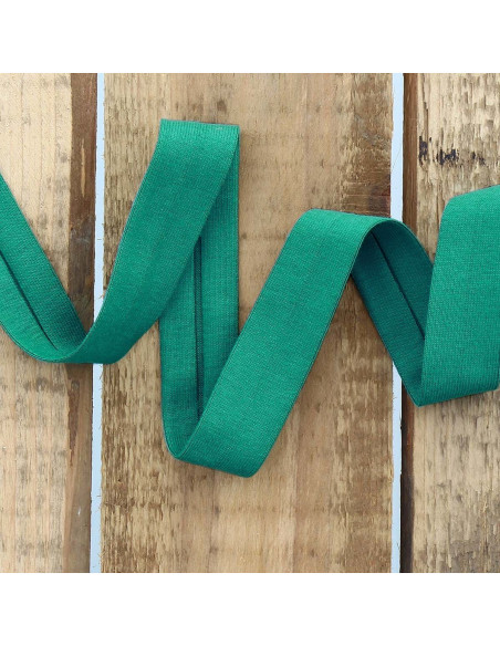 Cotton jersey bias - Grass green