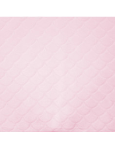 Mermaid minky fabric - Powder pink 2