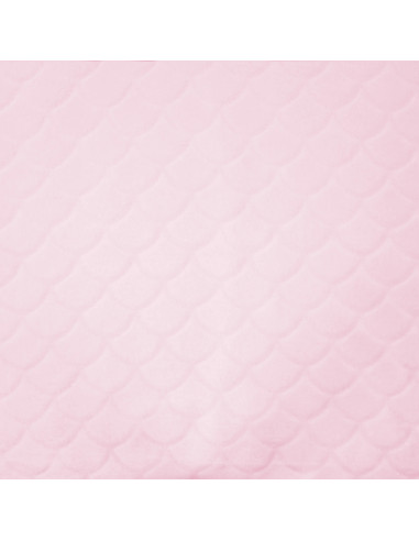 Mermaid minky fabric - Powder pink