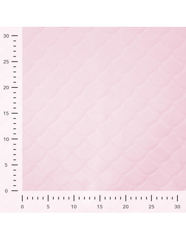 Mermaid minky fabric - Powder pink
