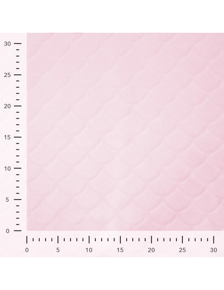Mermaid minky fabric - Powder pink