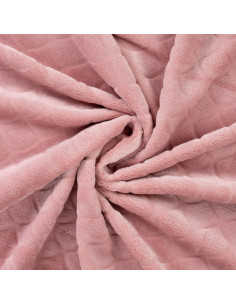 Mermaid minky fabric - Old pink