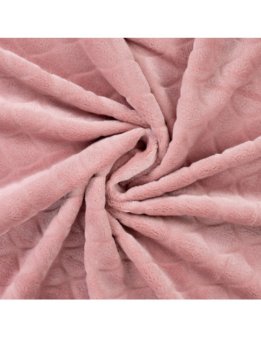 Mermaid minky fabric - Old pink