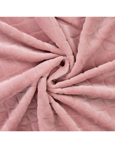 Mermaid minky fabric - Old pink