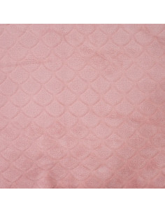 Mermaid minky fabric - Old pink 2